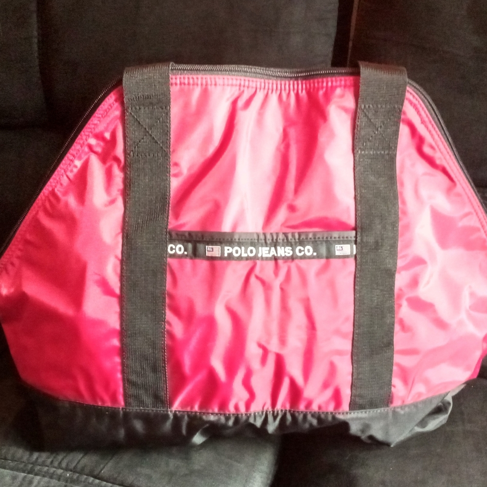 Ralph Lauren Polo Expandable Duffel Nylon New